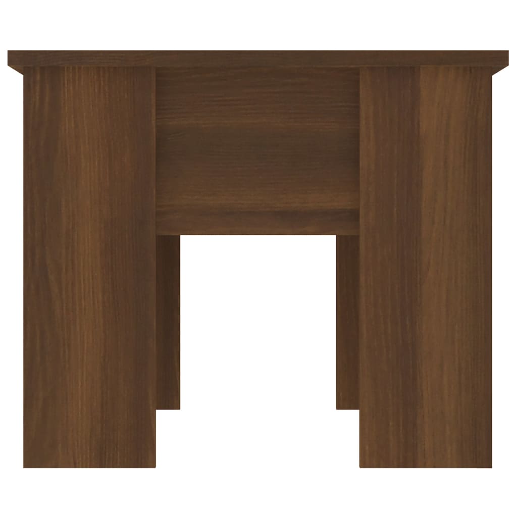 Table basse Chêne marron 79x49x41 cm Bois d'ingénierie - XIOS