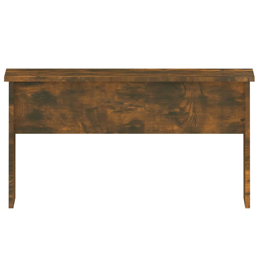 Table basse Chêne fumé 80x50,5x41,5 cm Bois d'ingénierie - XIOS