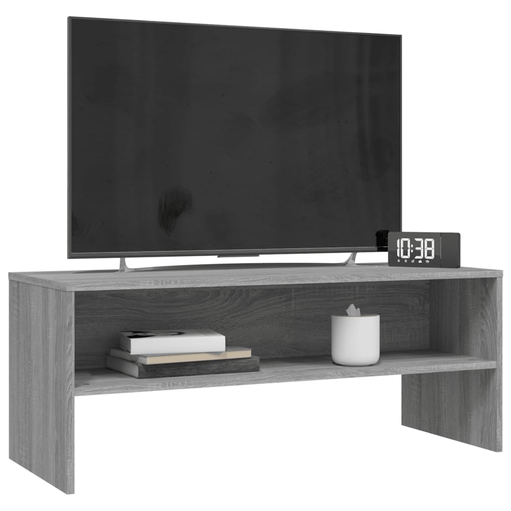 Meuble TV Sonoma gris 100x40x40 cm Bois d'ingénierie - XIOS