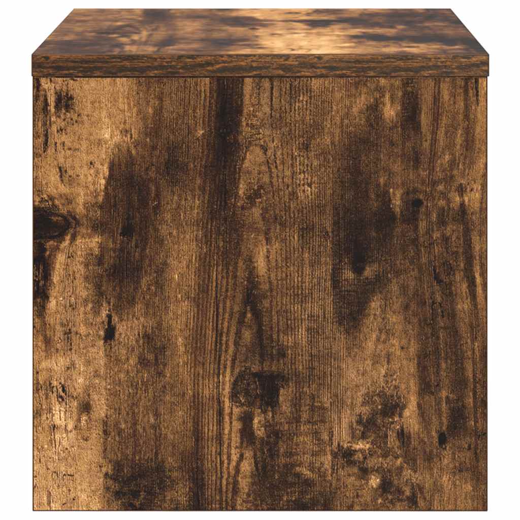 Table de chevet Chêne fumé 40x30x30 cm Bois d'ingénierie - XIOS