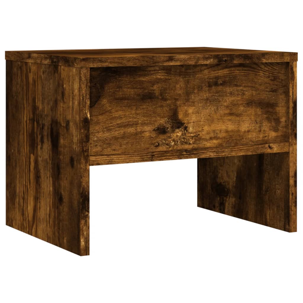 Tables de chevet 2 pcs Chêne fumé 40x30x30 cm Bois d'ingénierie - XIOS