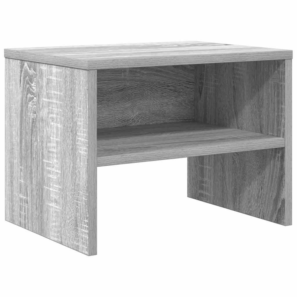 Table de chevet Sonoma gris 40x30x30 cm Bois d'ingénierie - XIOS