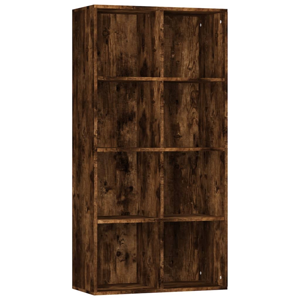 Bibliothèque/Buffet Chêne fumé 66x30x130 cm Bois d'ingénierie - XIOS