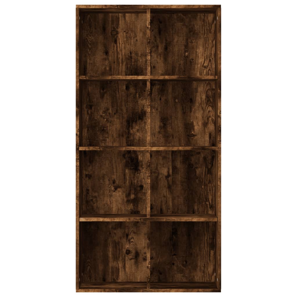 Bibliothèque/Buffet Chêne fumé 66x30x130 cm Bois d'ingénierie - XIOS