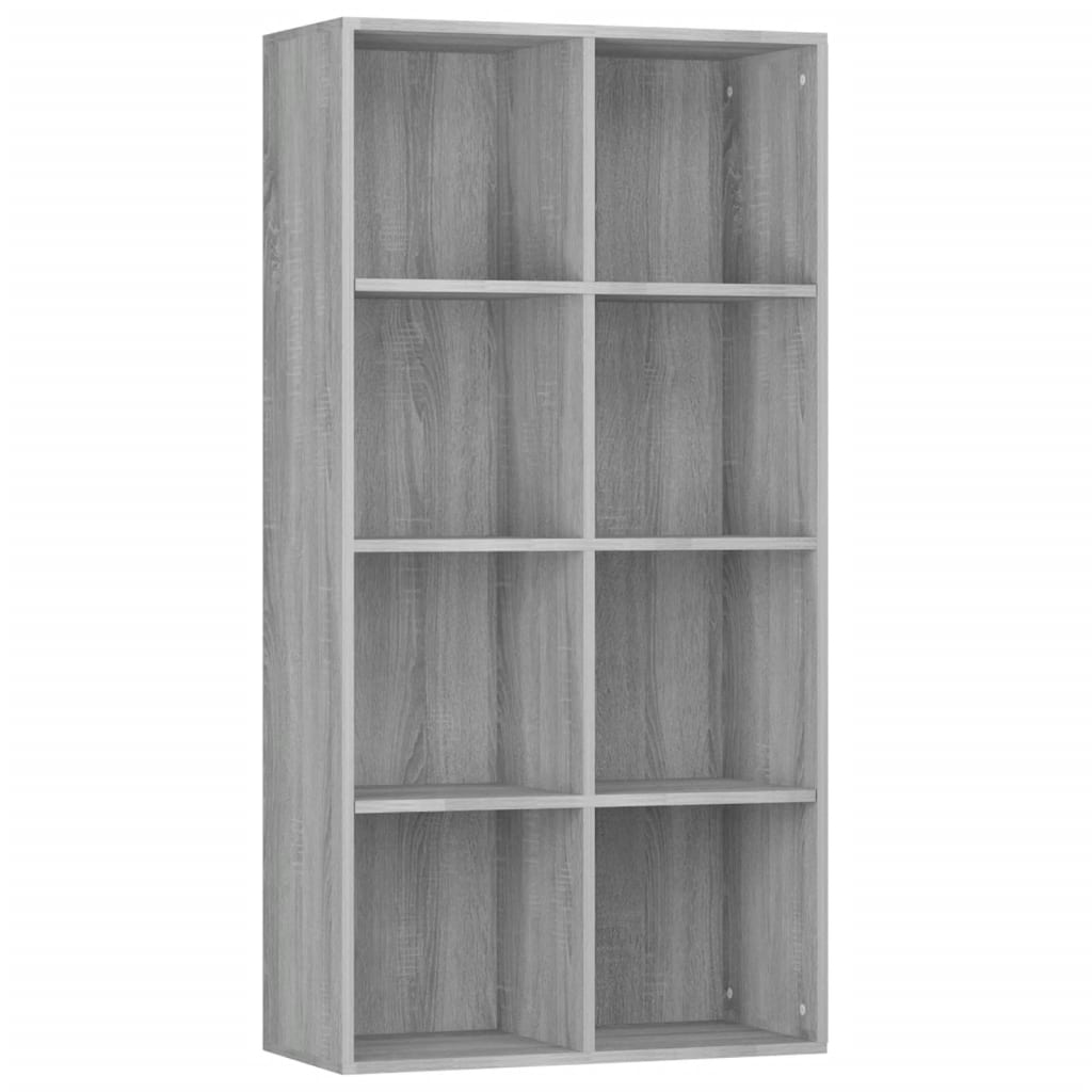 Bibliothèque/Buffet Sonoma gris 66x30x130 cm Bois d'ingénierie - XIOS