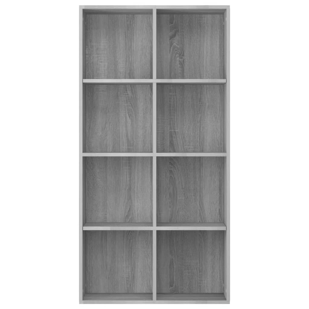 Bibliothèque/Buffet Sonoma gris 66x30x130 cm Bois d'ingénierie - XIOS