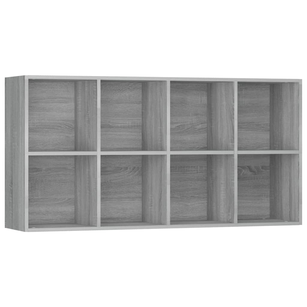 Bibliothèque/Buffet Sonoma gris 66x30x130 cm Bois d'ingénierie - XIOS
