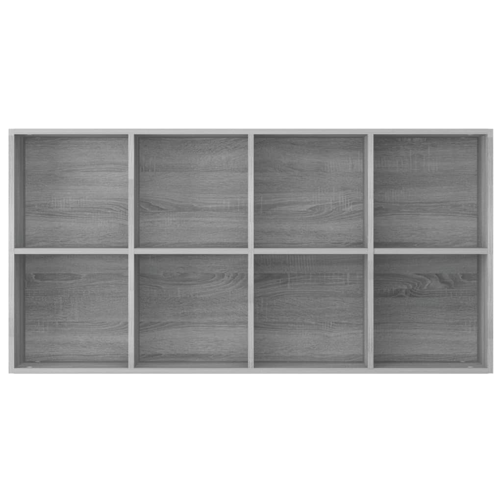 Bibliothèque/Buffet Sonoma gris 66x30x130 cm Bois d'ingénierie - XIOS