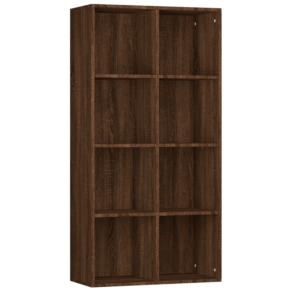 Bibliothèque/Buffet Chêne marron 66x30x130 cm Bois d'ingénierie - XIOS