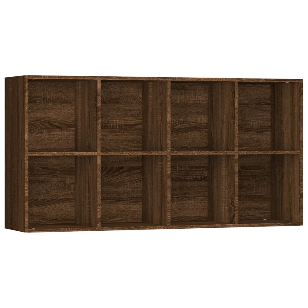 Bibliothèque/Buffet Chêne marron 66x30x130 cm Bois d'ingénierie - XIOS