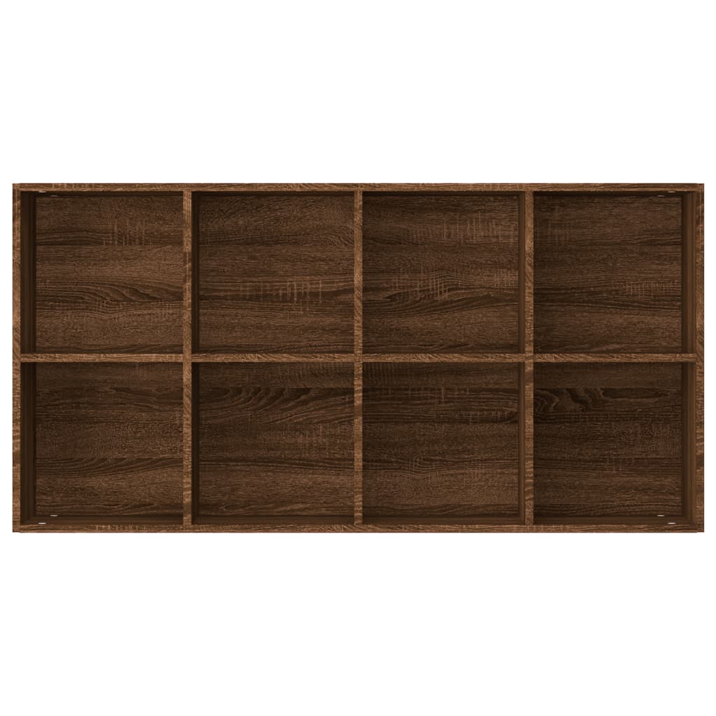 Bibliothèque/Buffet Chêne marron 66x30x130 cm Bois d'ingénierie - XIOS