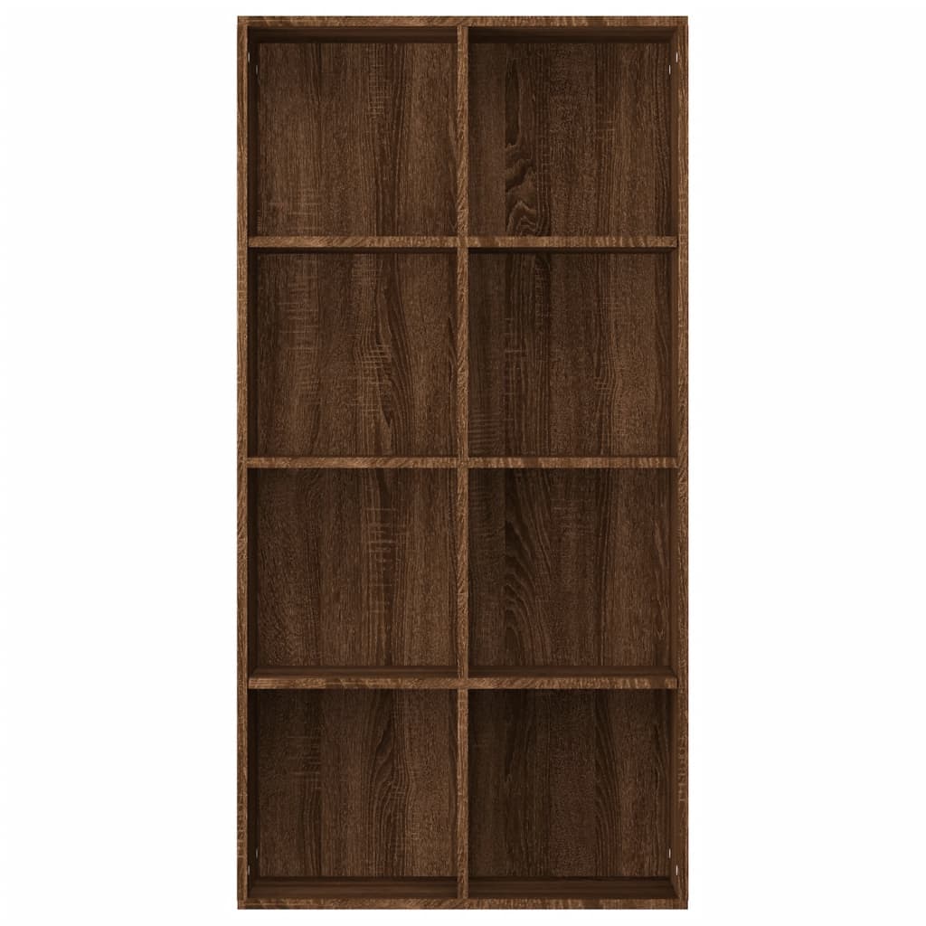 Bibliothèque/Buffet Chêne marron 66x30x130 cm Bois d'ingénierie - XIOS
