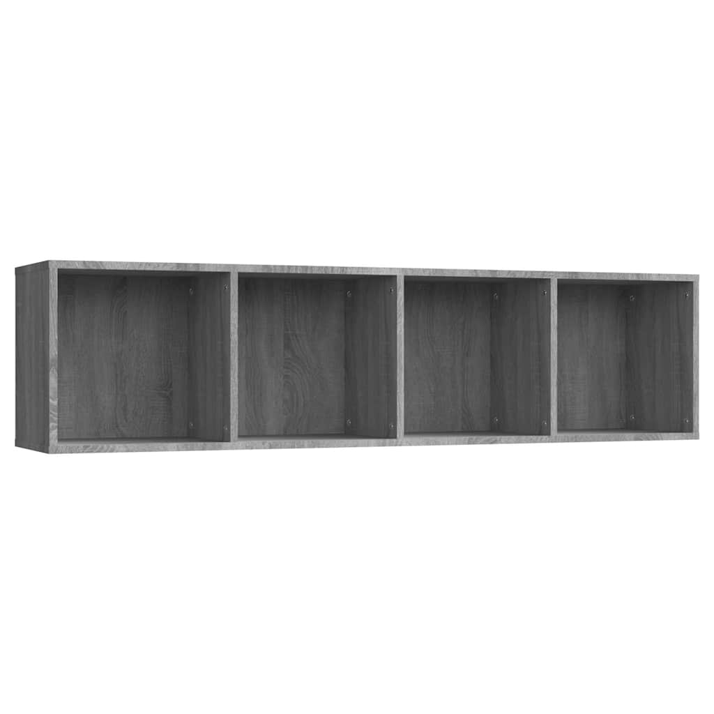 Bibliothèque/Meuble TV Sonoma gris 143x30x36cm Bois ingénierie - XIOS