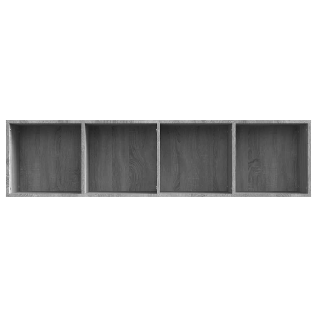 Bibliothèque/Meuble TV Sonoma gris 143x30x36cm Bois ingénierie - XIOS