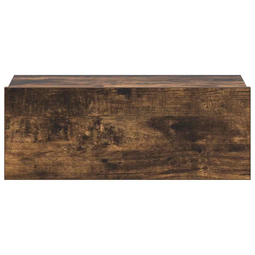 Tables de chevet flottantes 2 pcs Chêne fumé 40x30x15 cm - XIOS