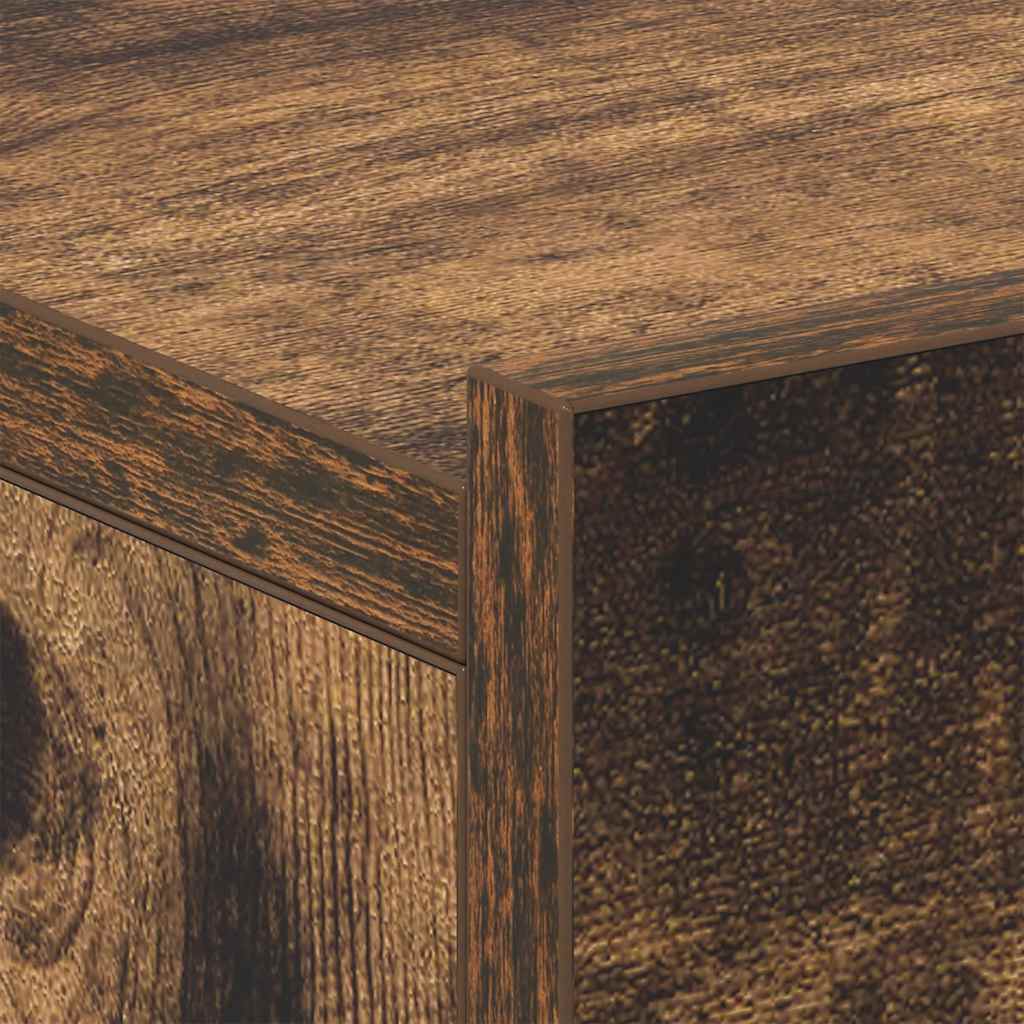 Tables de chevet flottantes 2 pcs Chêne fumé 40x30x15 cm - XIOS