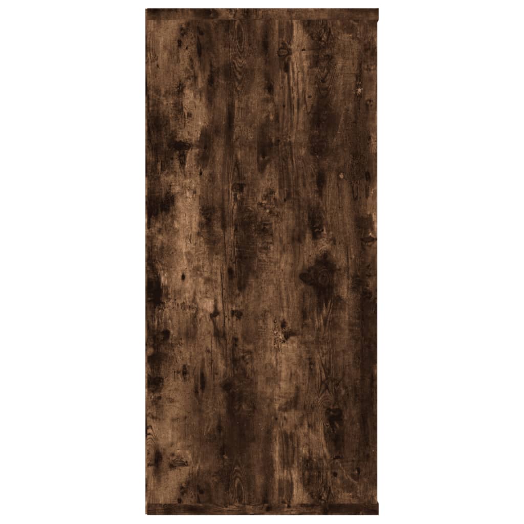 Bibliothèque/Buffet Chêne fumé 66x30x98 cm Bois d'ingénierie