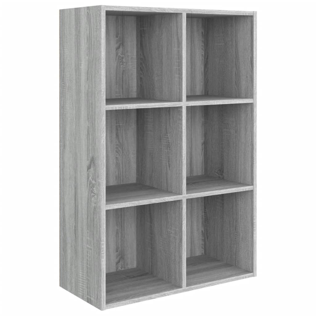 Bibliothèque/Buffet Sonoma gris 66x30x98 cm Bois d'ingénierie - XIOS