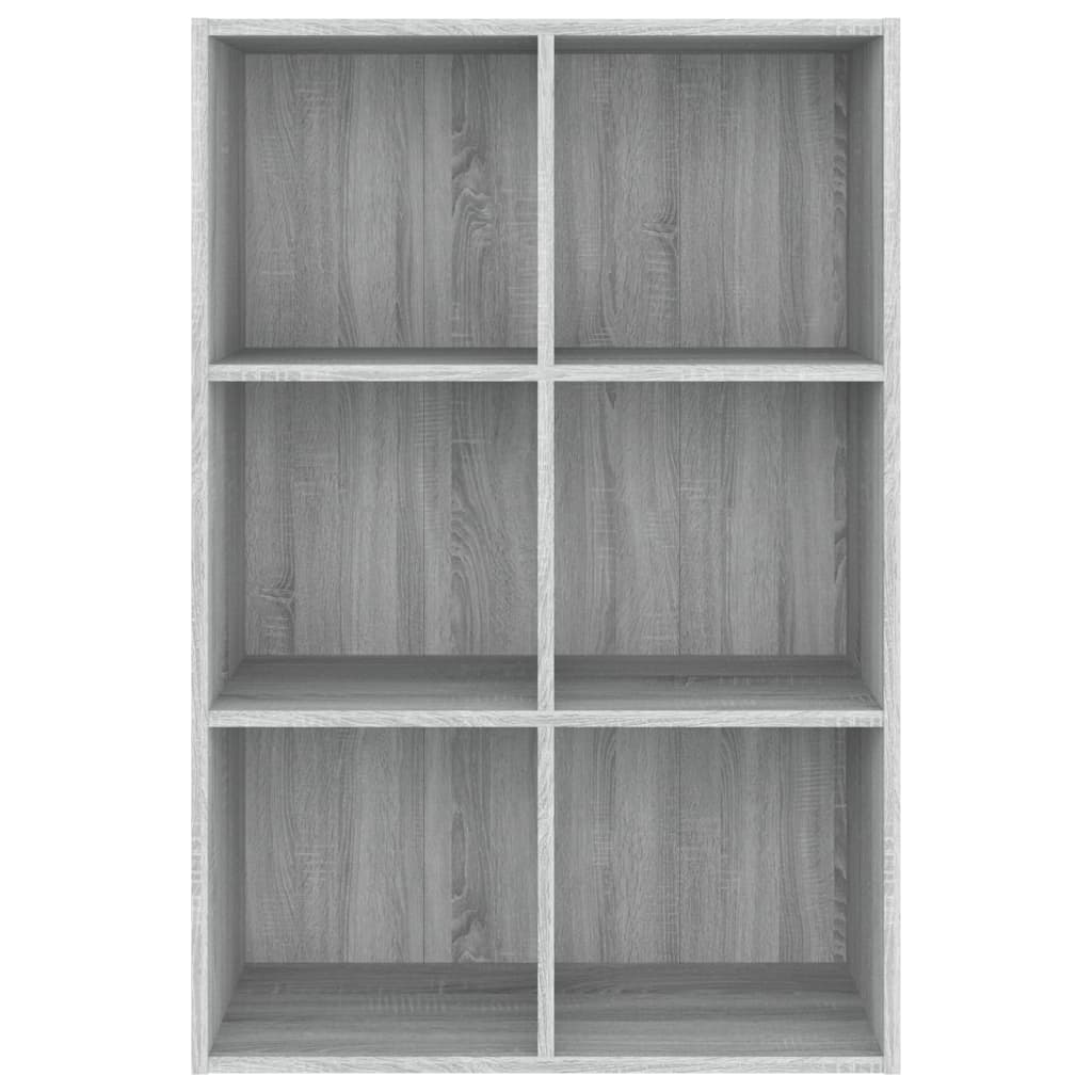 Bibliothèque/Buffet Sonoma gris 66x30x98 cm Bois d'ingénierie - XIOS
