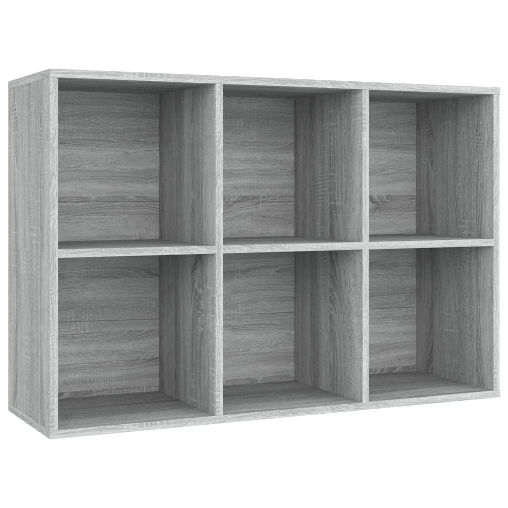 Bibliothèque/Buffet Sonoma gris 66x30x98 cm Bois d'ingénierie - XIOS