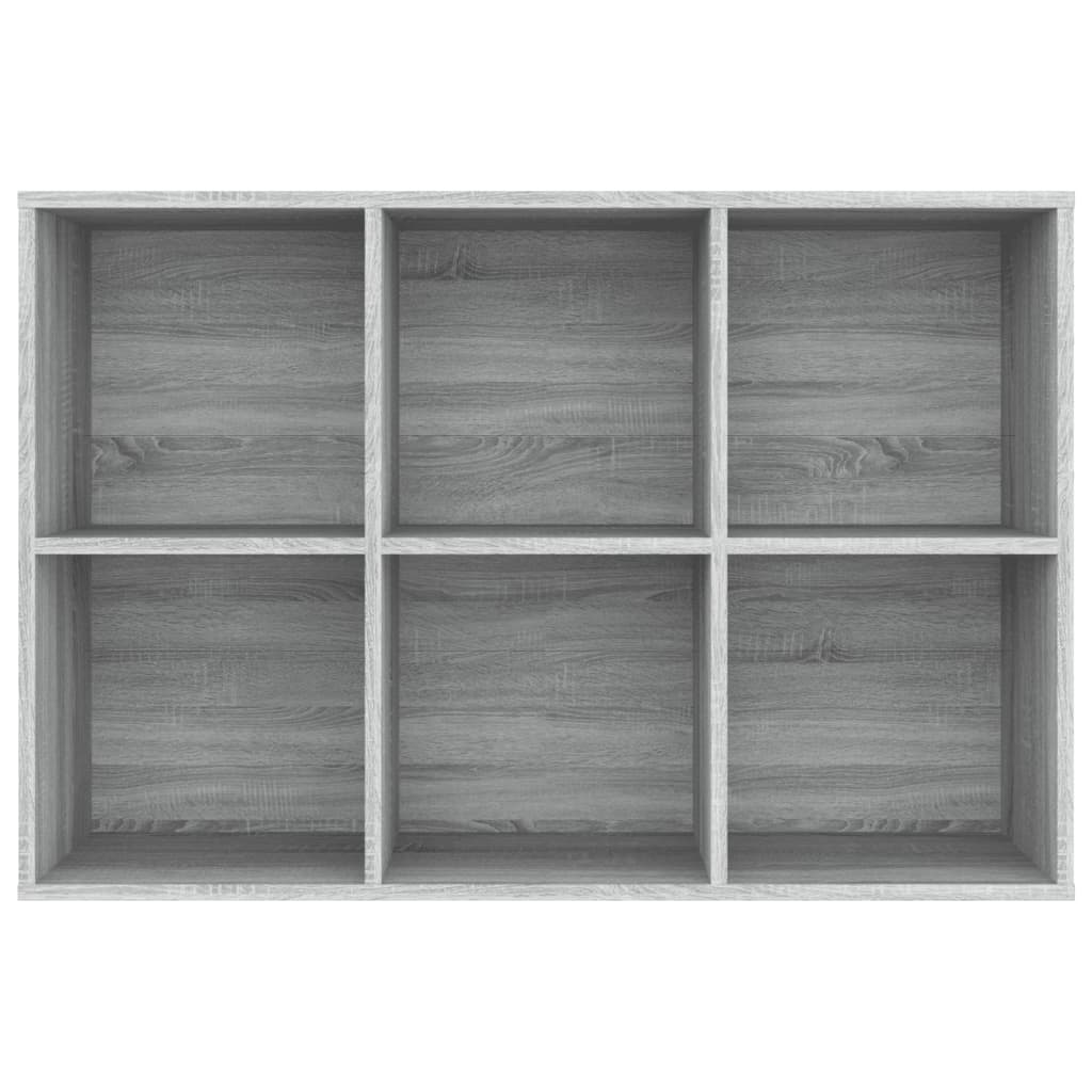 Bibliothèque/Buffet Sonoma gris 66x30x98 cm Bois d'ingénierie - XIOS