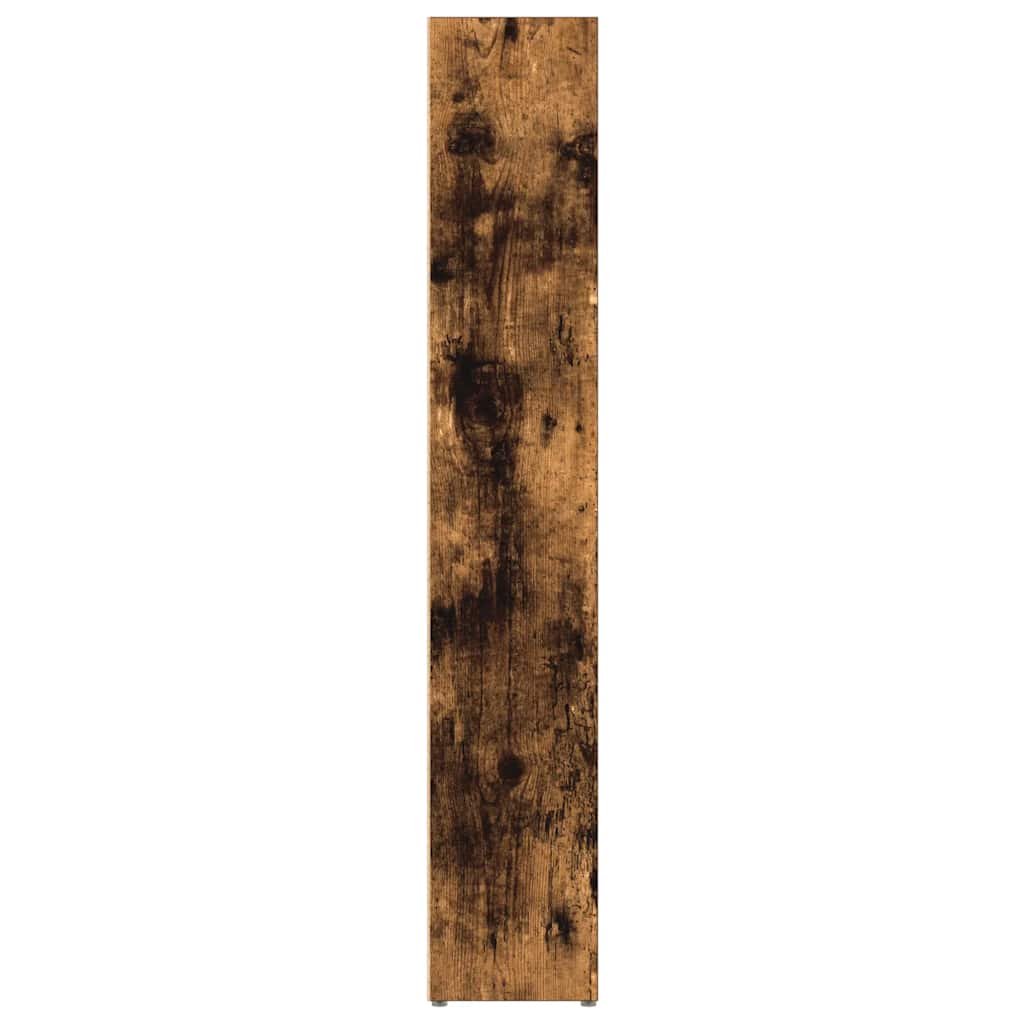 Armoires à CD 2 pcs Chêne fumé 21x16x93,5 cm Bois d'ingénierie - XIOS