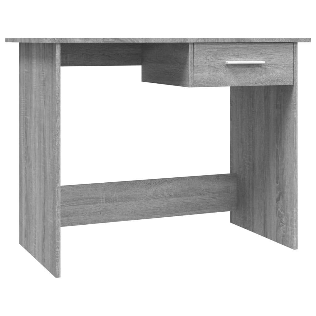 Bureau Sonoma gris 100x50x76 cm Bois d'ingénierie - XIOS