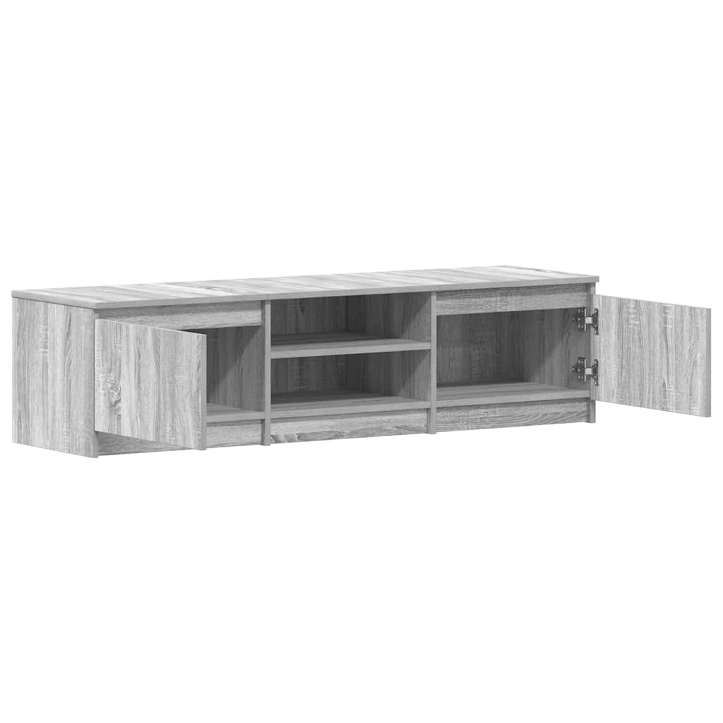 Meuble TV Sonoma gris 140x40x35,5 cm Bois d'ingénierie - XIOS