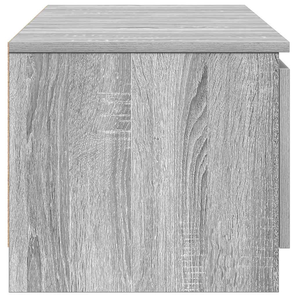 Meuble TV Sonoma gris 140x40x35,5 cm Bois d'ingénierie - XIOS