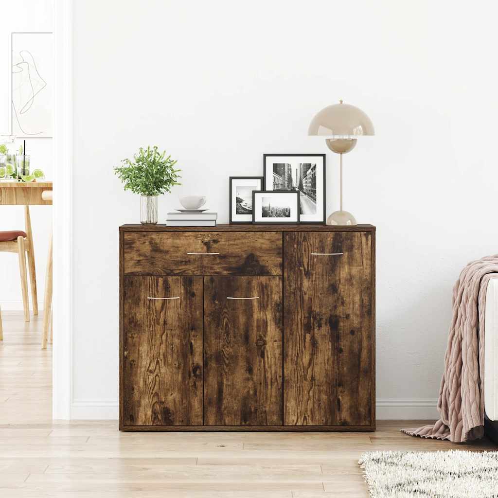 Buffet Chêne fumé 88x30x70 cm Bois d'ingénierie - XIOS