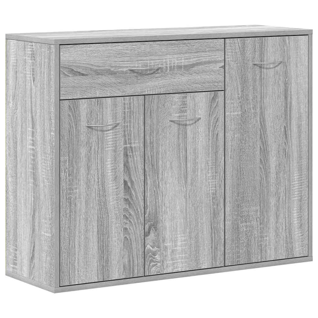 Buffet Sonoma gris 88x30x70 cm Bois d'ingénierie - XIOS