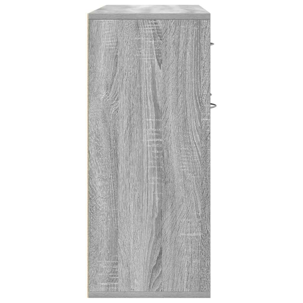 Buffet Sonoma gris 88x30x70 cm Bois d'ingénierie - XIOS