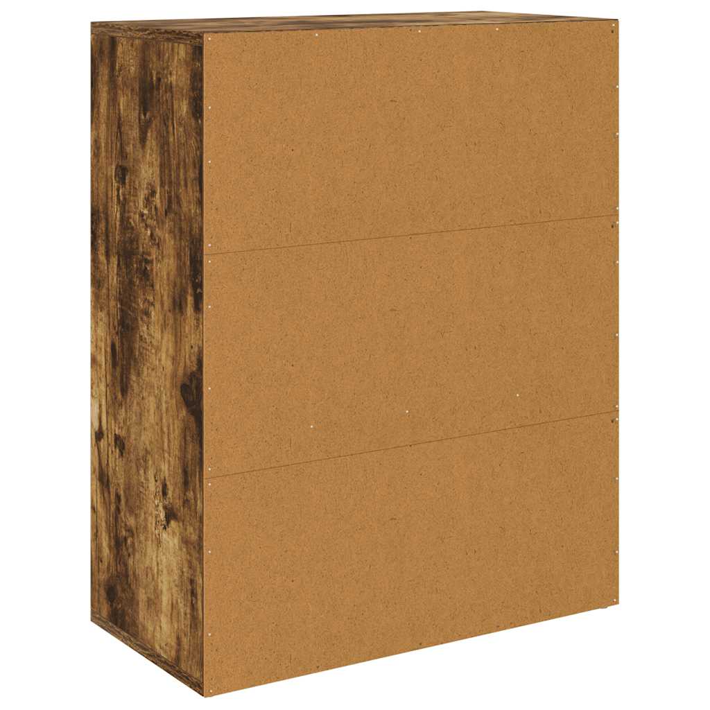 Buffet Chêne fumé 60x30x75 cm Bois d'ingénierie - XIOS