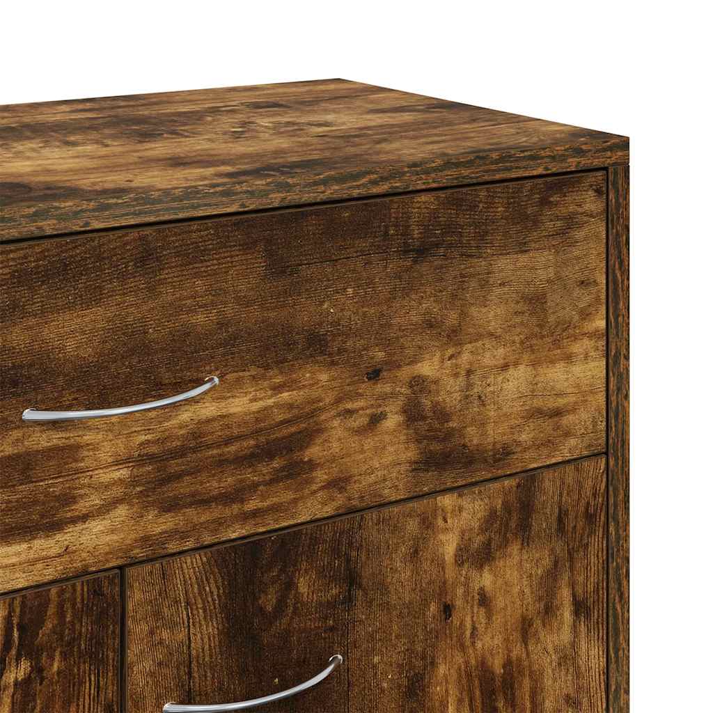 Buffet Chêne fumé 60x30x75 cm Bois d'ingénierie - XIOS