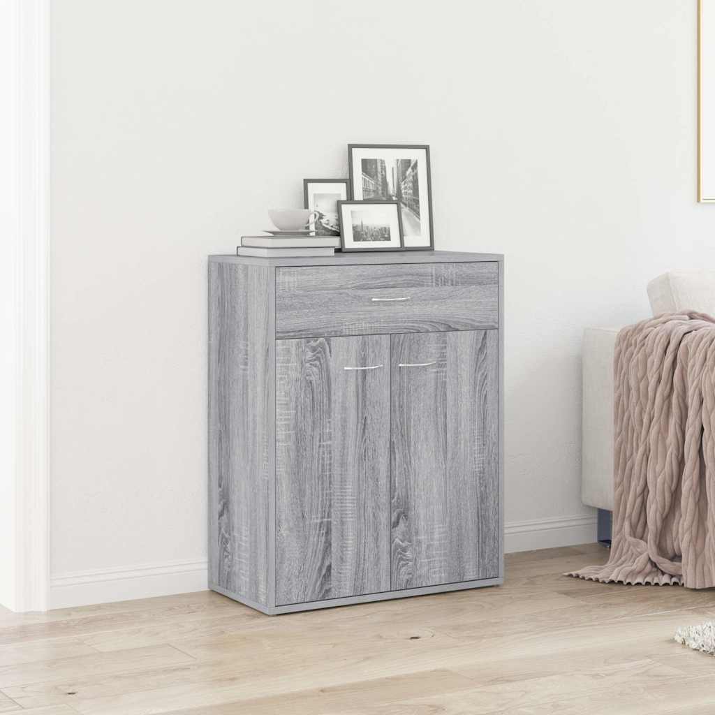 Buffet Sonoma gris 60x30x75 cm Bois d'ingénierie - XIOS