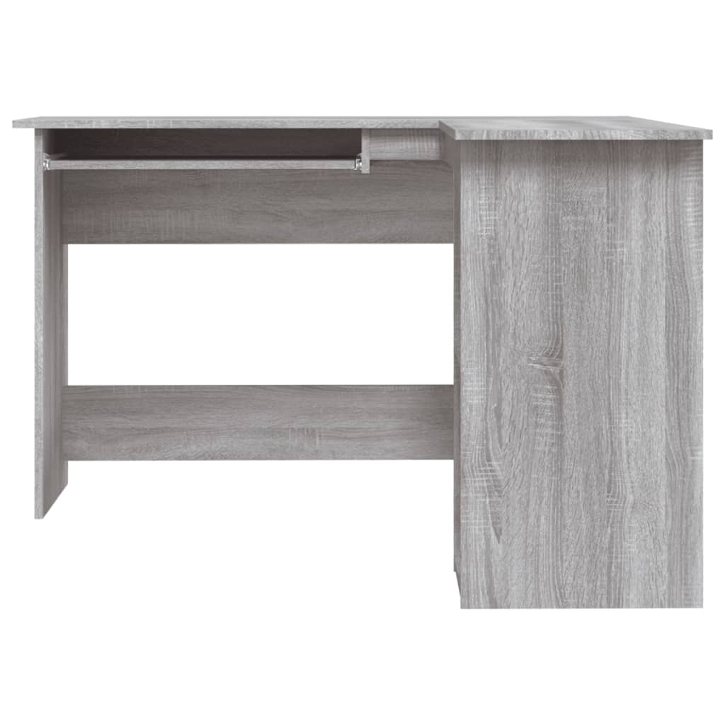 Bureau d'angle sonoma gris 120x140x75 cm bois d'ingénierie - XIOS