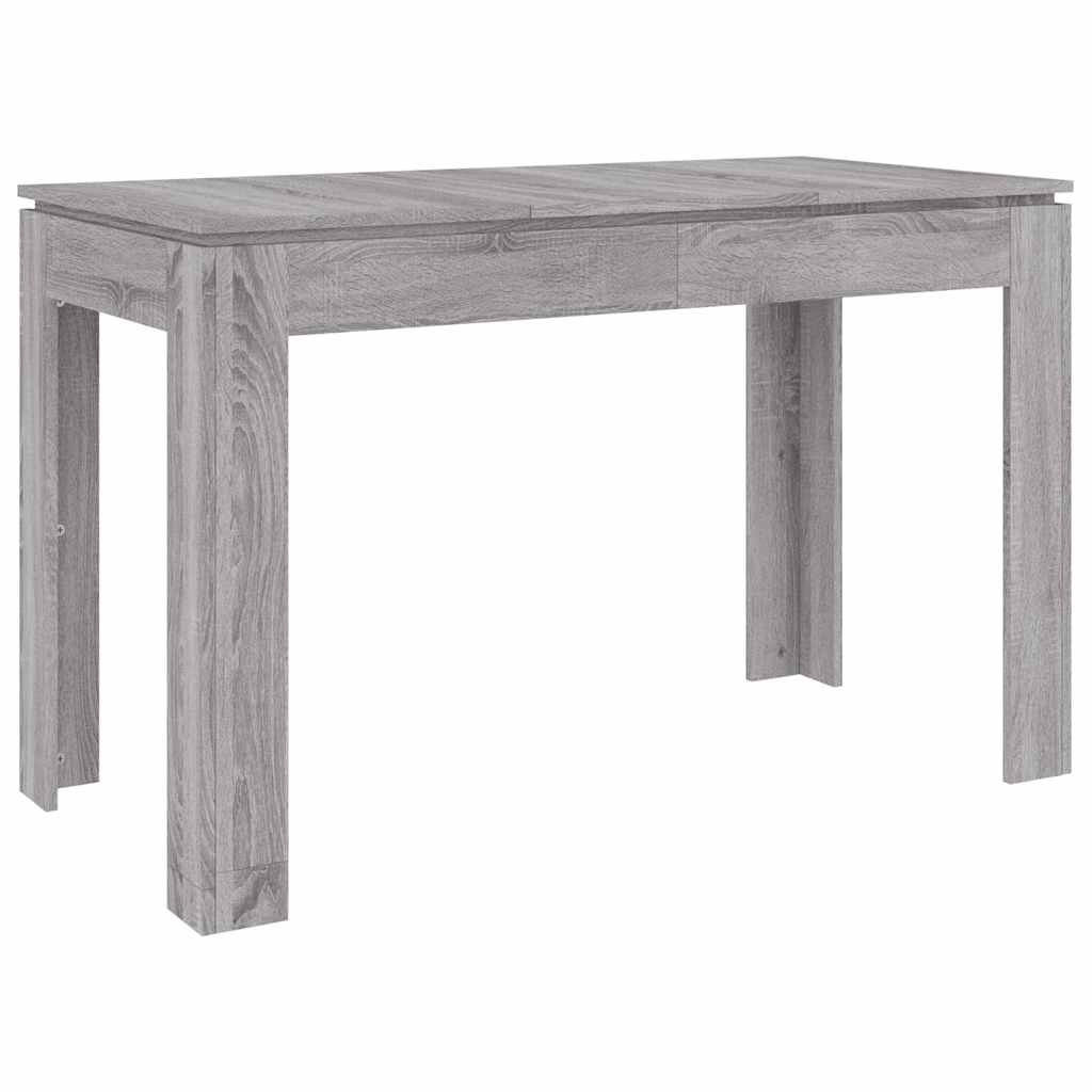 Table à dîner sonoma gris 120x60x76 cm bois d'ingénierie - XIOS