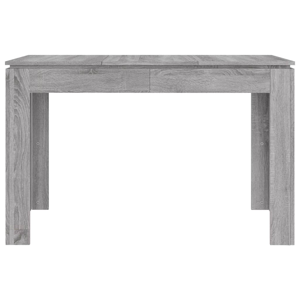 Table à dîner sonoma gris 120x60x76 cm bois d'ingénierie - XIOS