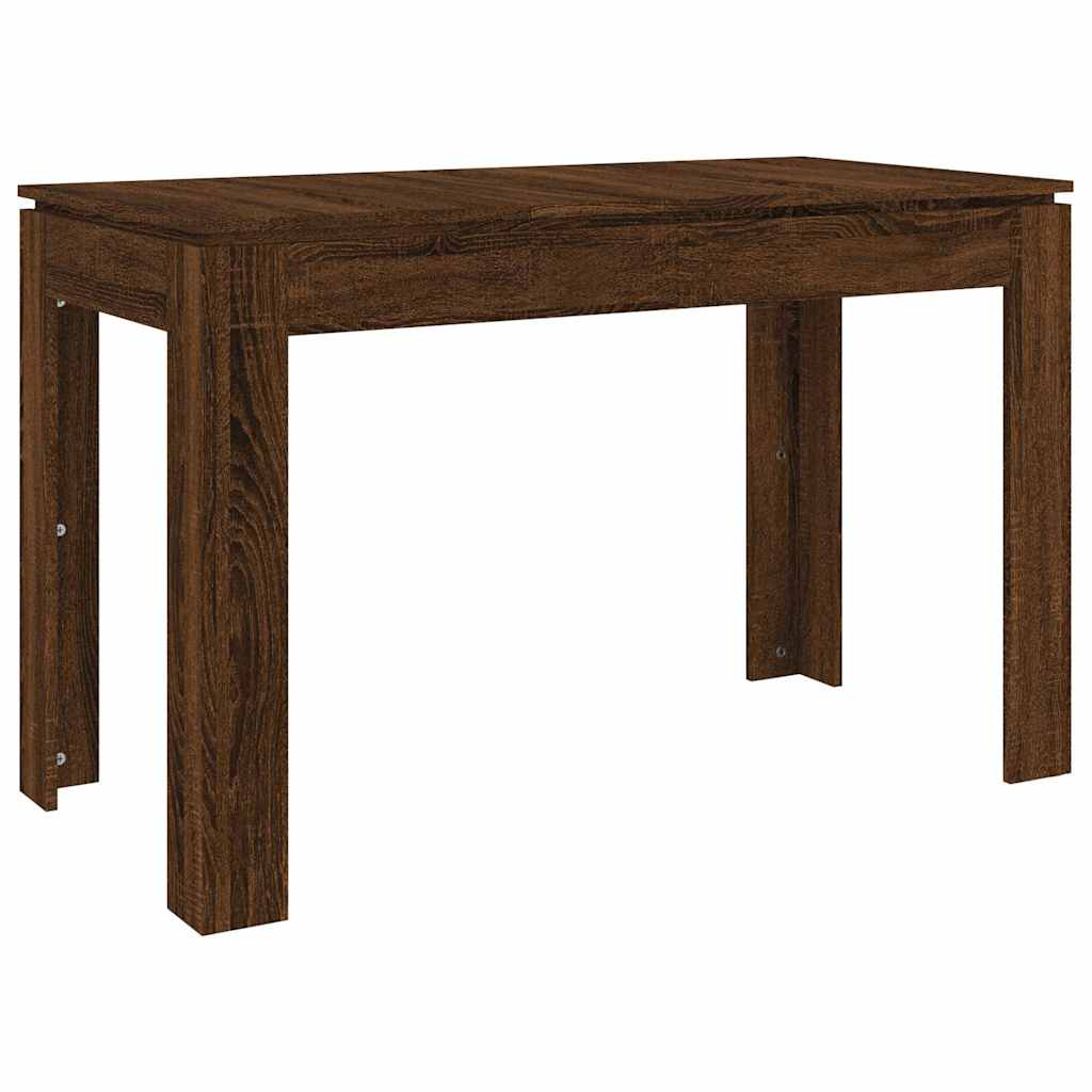 Table à dîner Chêne marron 120x60x76 cm bois d'ingénierie - XIOS