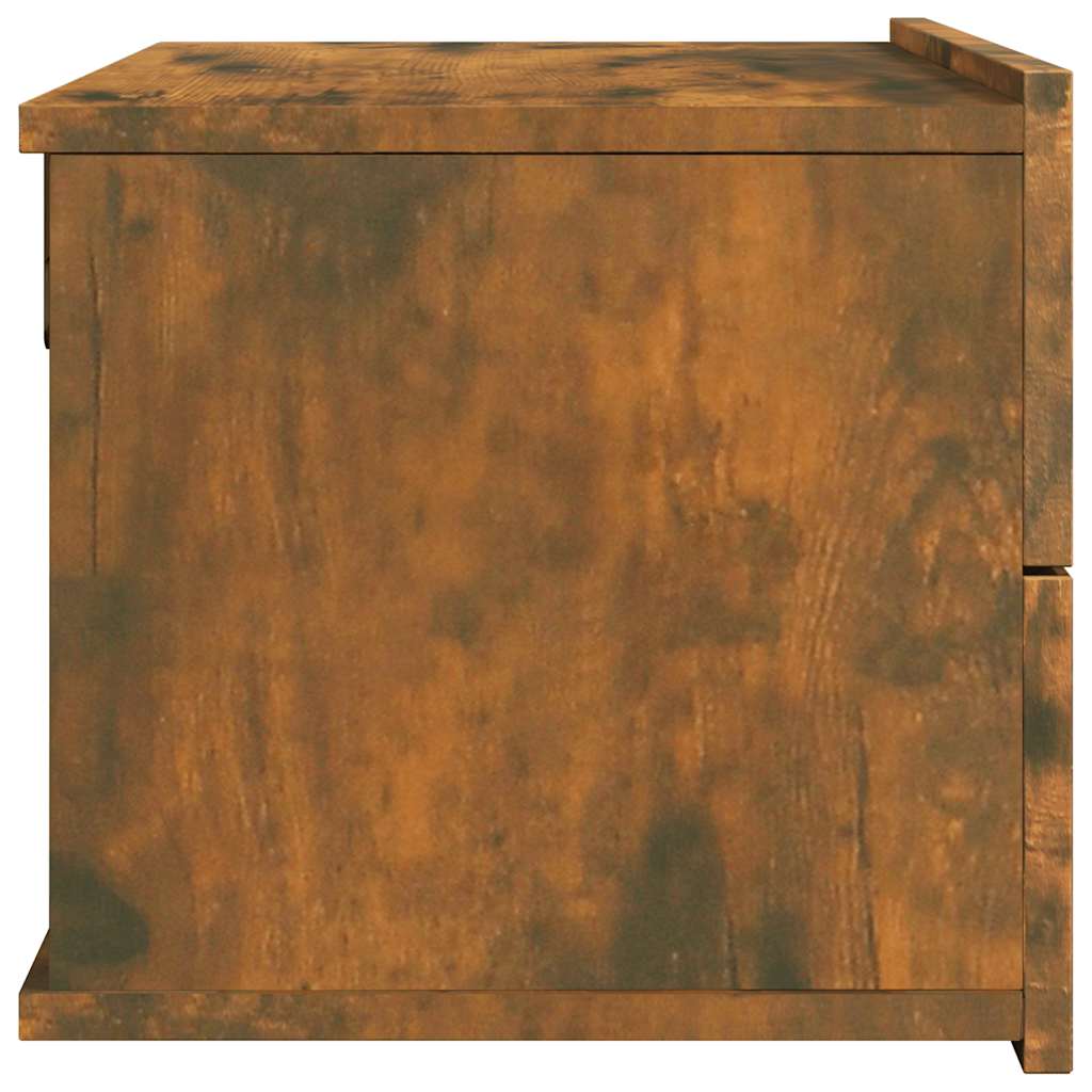 Tables de chevet 2 pcs Chêne fumé 40x30x30 cm Bois d'ingénierie - XIOS