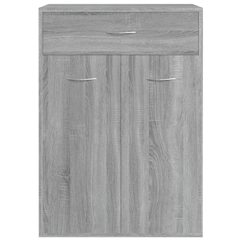 Armoire à chaussures Sonoma gris 60x35x84 cm Bois d'ingénierie - XIOS