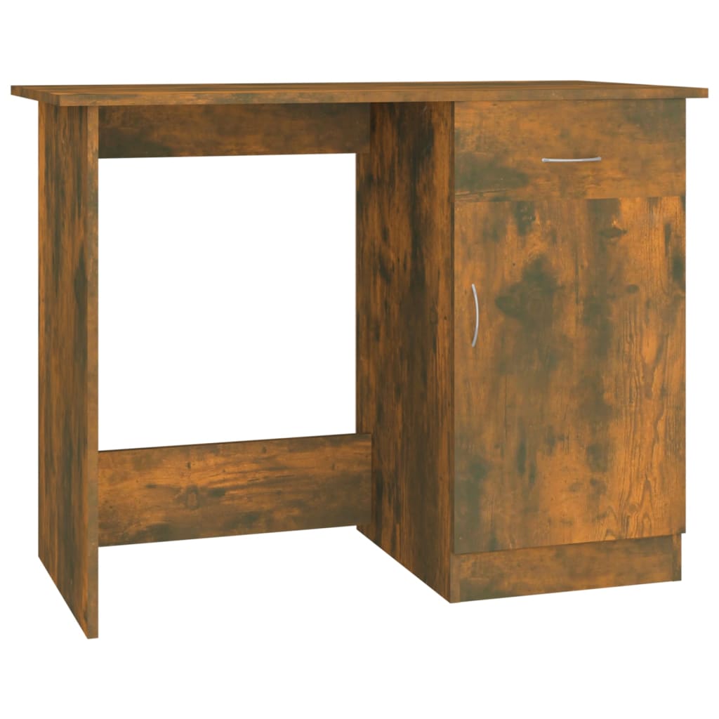 Bureau Chêne fumé 100x50x76 cm Bois d'ingénierie - XIOS
