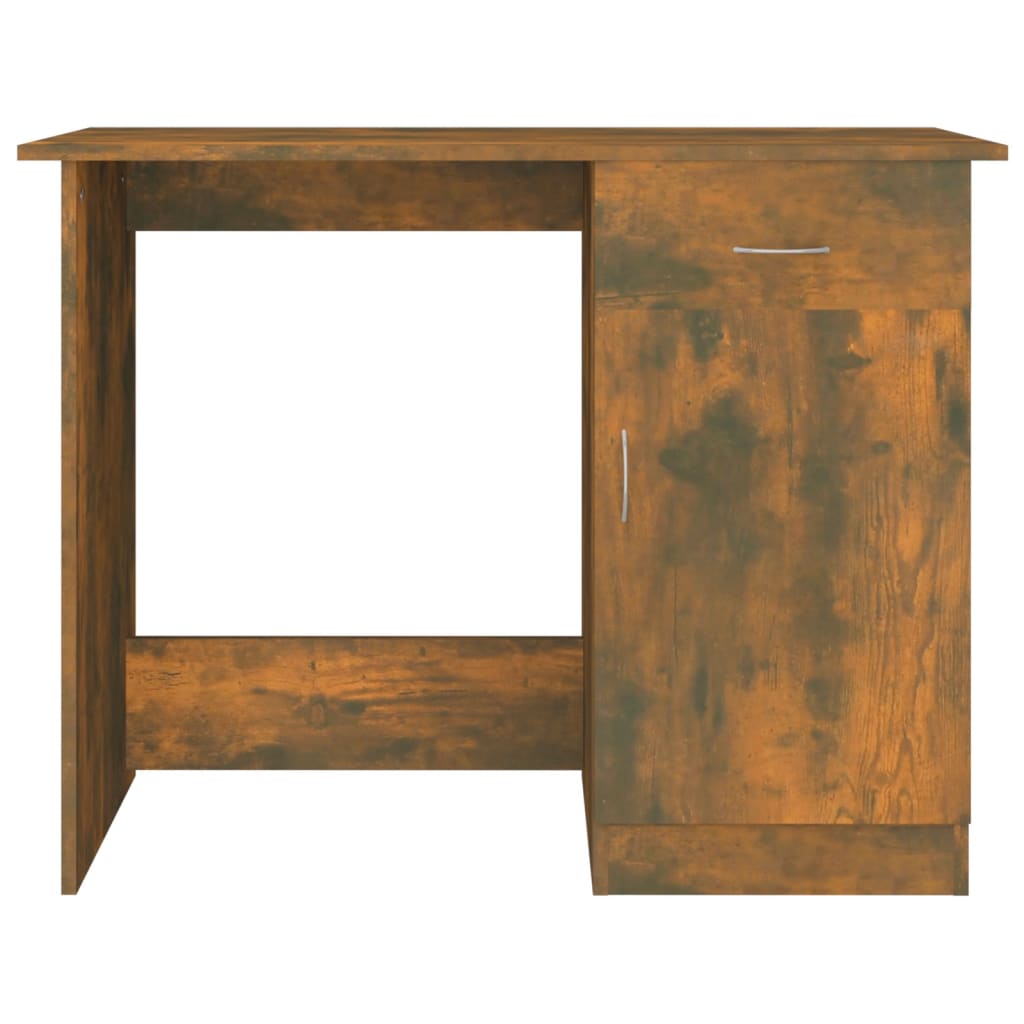 Bureau Chêne fumé 100x50x76 cm Bois d'ingénierie - XIOS