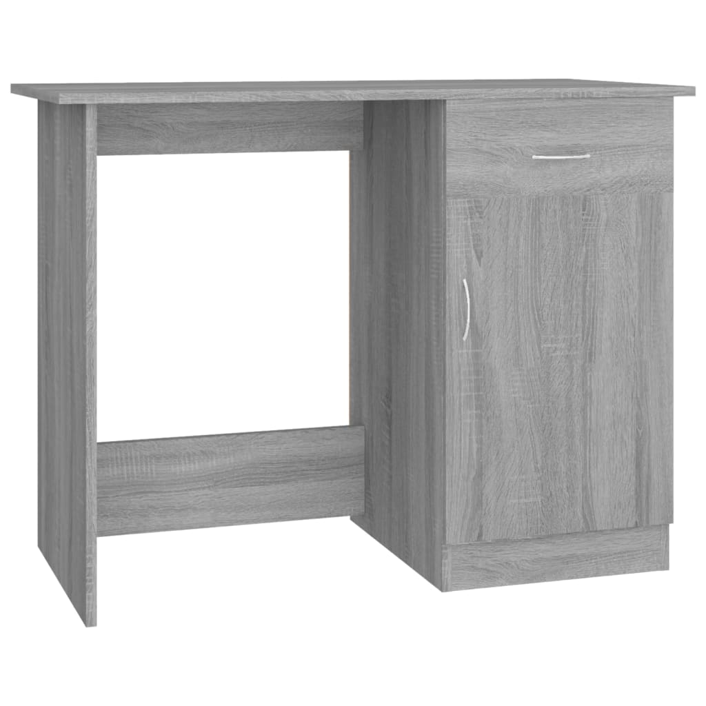 Bureau Sonoma gris 100x50x76 cm Bois d'ingénierie - XIOS