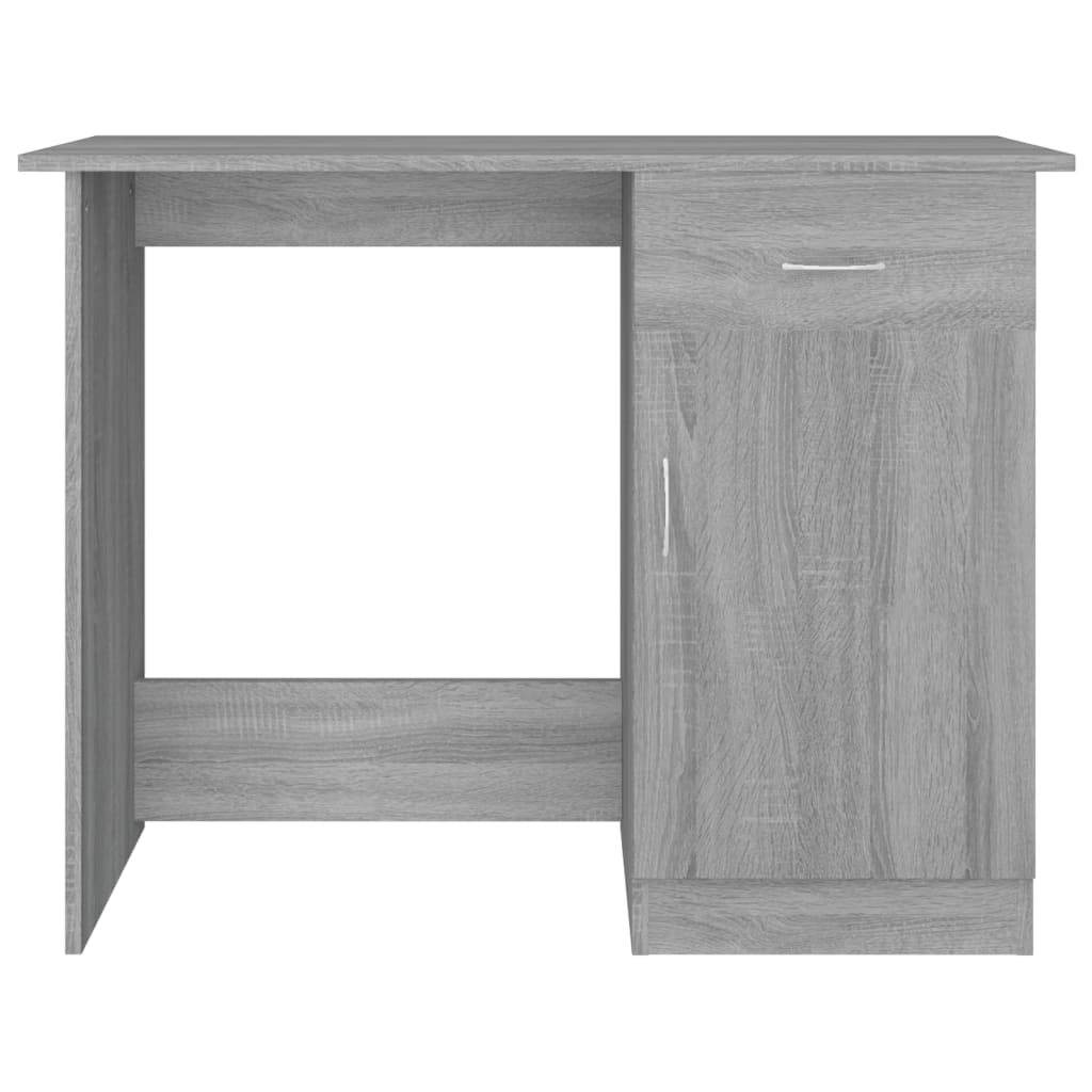Bureau Sonoma gris 100x50x76 cm Bois d'ingénierie - XIOS