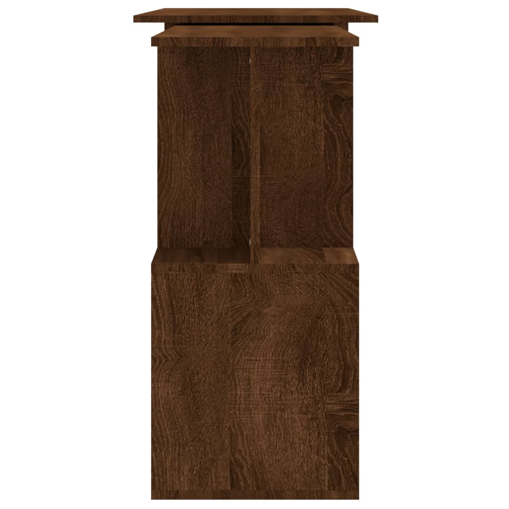 Bureau d'angle Chêne marron 200x50x76 cm Bois d'ingénierie - XIOS