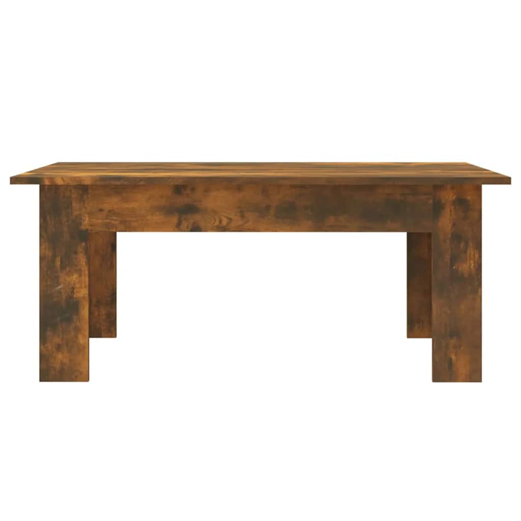 Table basse Chêne fumé 100x60x42 cm Bois d'ingénierie - XIOS