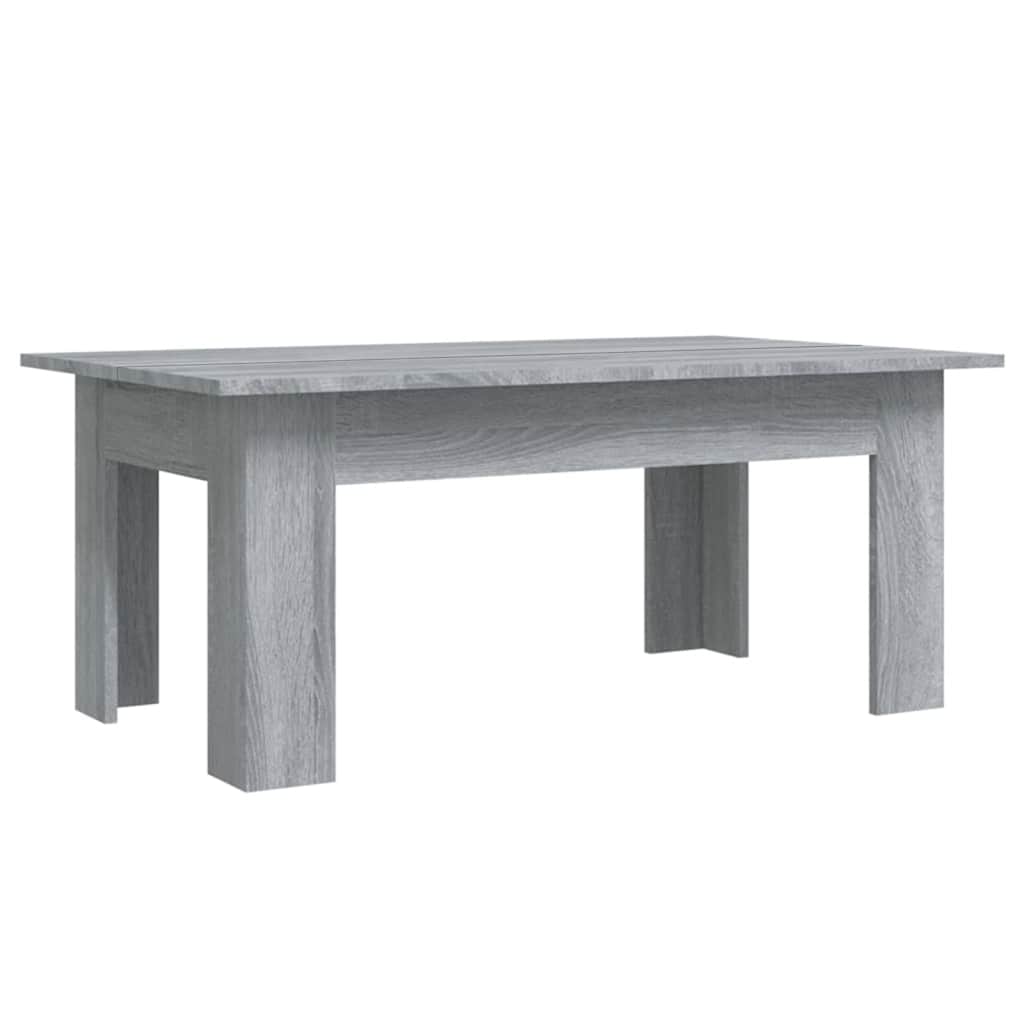 Table basse Sonoma gris 100x60x42 cm Bois d'ingénierie - XIOS