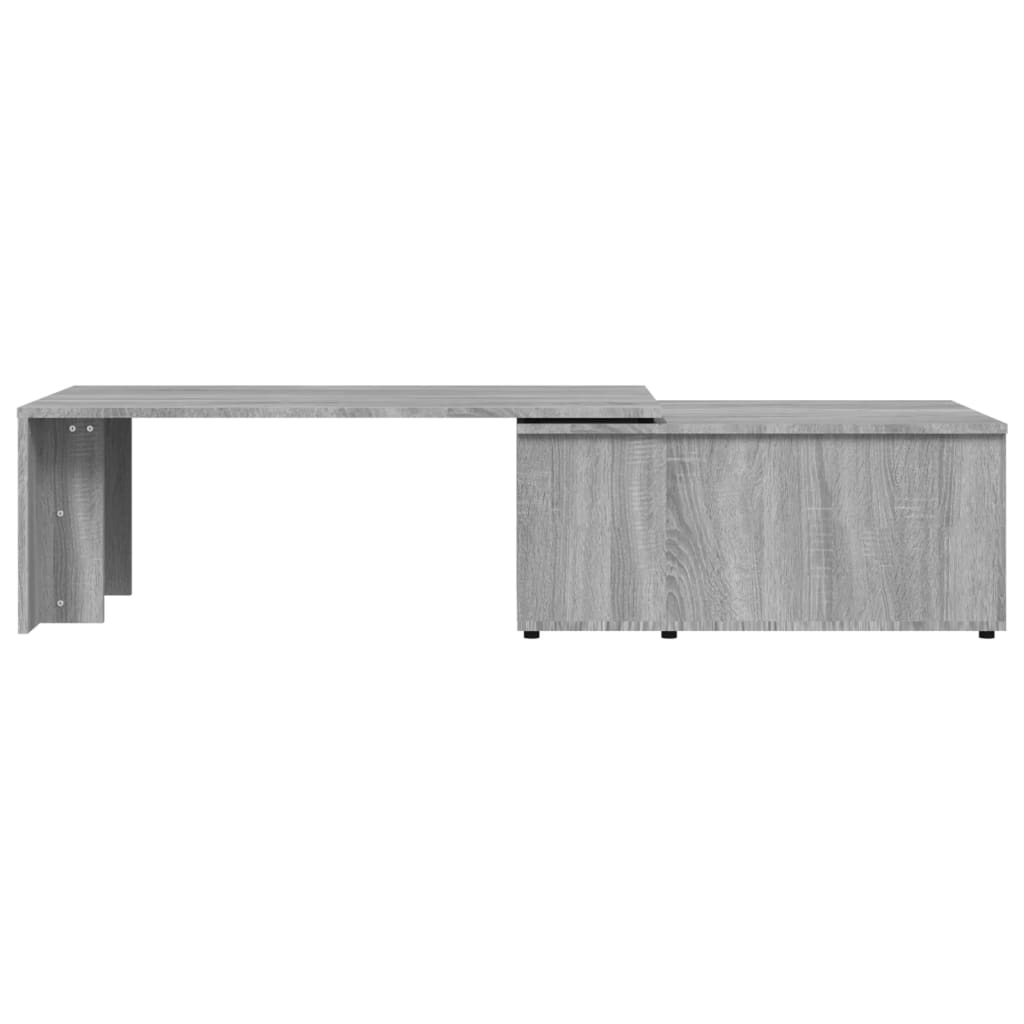 Table basse Sonoma gris 150x50x35 cm Bois d'ingénierie - XIOS
