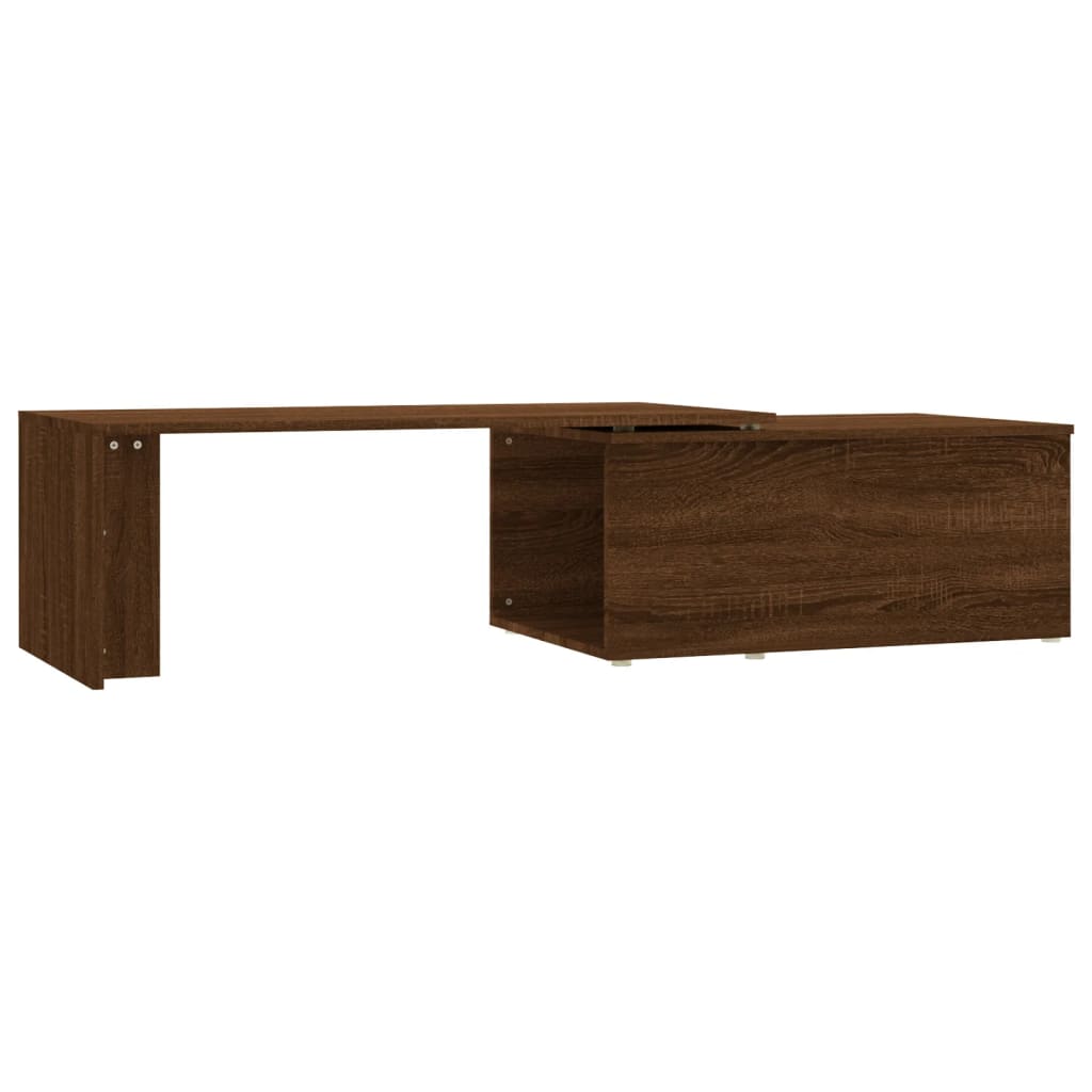 Table basse Chêne marron 150x50x35 cm Bois d'ingénierie - XIOS